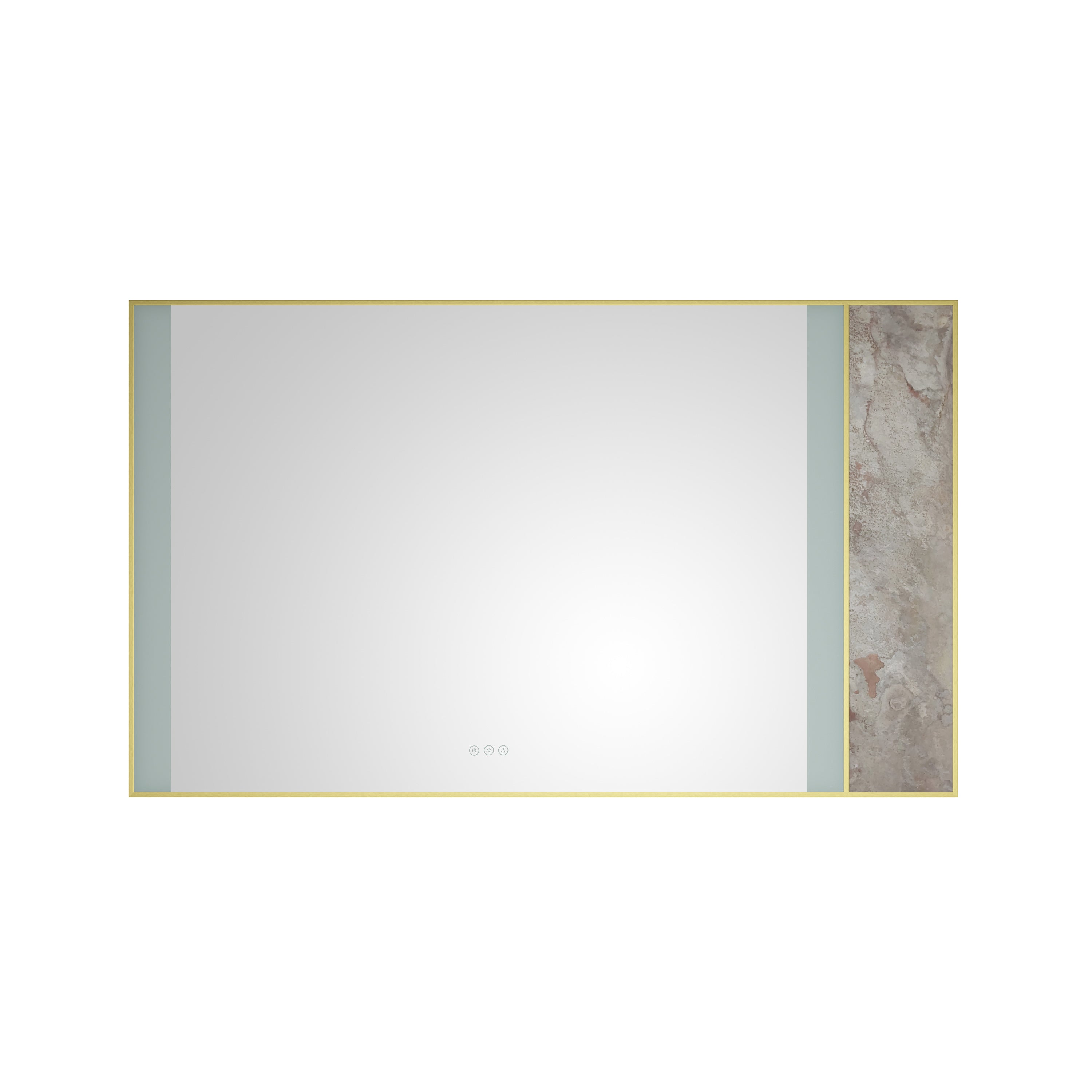 60 x 36Inch LED Mirror Bathroom Vanity Mirror with Back Light, Wall Mount Anti-Fog Memory Large Adjustable Vanity Mirror
Natural stone decoration decoration follows LED changes