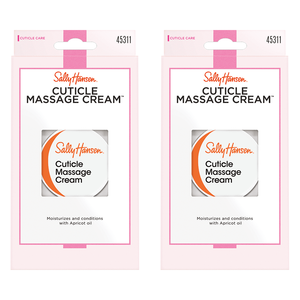 (2-Pack) Sally Hansen Treatment Cuticle Massage Cream, 0.4 oz