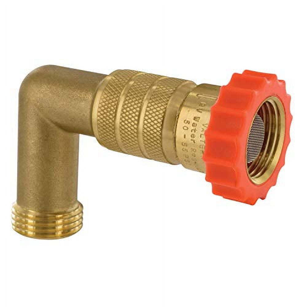 Valterra A01-2222VP Water Regulator 40-50 PSI with 90 Degree Hose Saver Lead Free