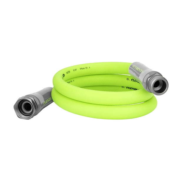 Flexzilla® Garden Lead-in Hose, 5/8" x 5', 3/4" - 11 1/2 GHT Fittings, ZillaGreen™