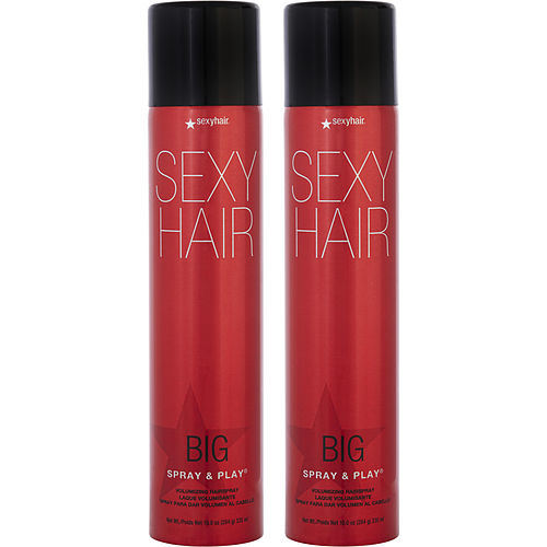 SEXY HAIR by Sexy Hair Concepts BIG SEXY HAIR SPRAY AND PLAY VOLUMIZING HAIR SPRAY 10 OZ DUO (PACKAGING MAY VARY)