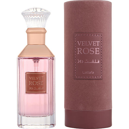 LATTAFA VELVET ROSE by Lattafa EAU DE PARFUM SPRAY 3.4 OZ