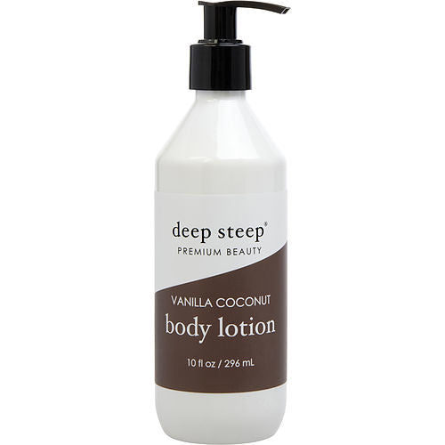 DEEP STEEP by Deep Steep VANILLA COCONUT BODY LOTION 10 OZ