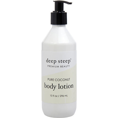 DEEP STEEP by Deep Steep PURE COCONUT BODY LOTION 10 OZ
