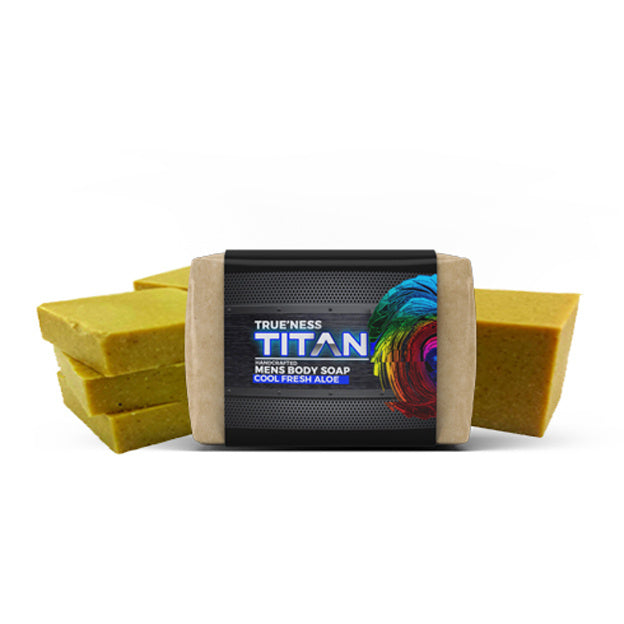 Trueness Titan Men's Cool Fresh Aloe Bar Soap (Active)