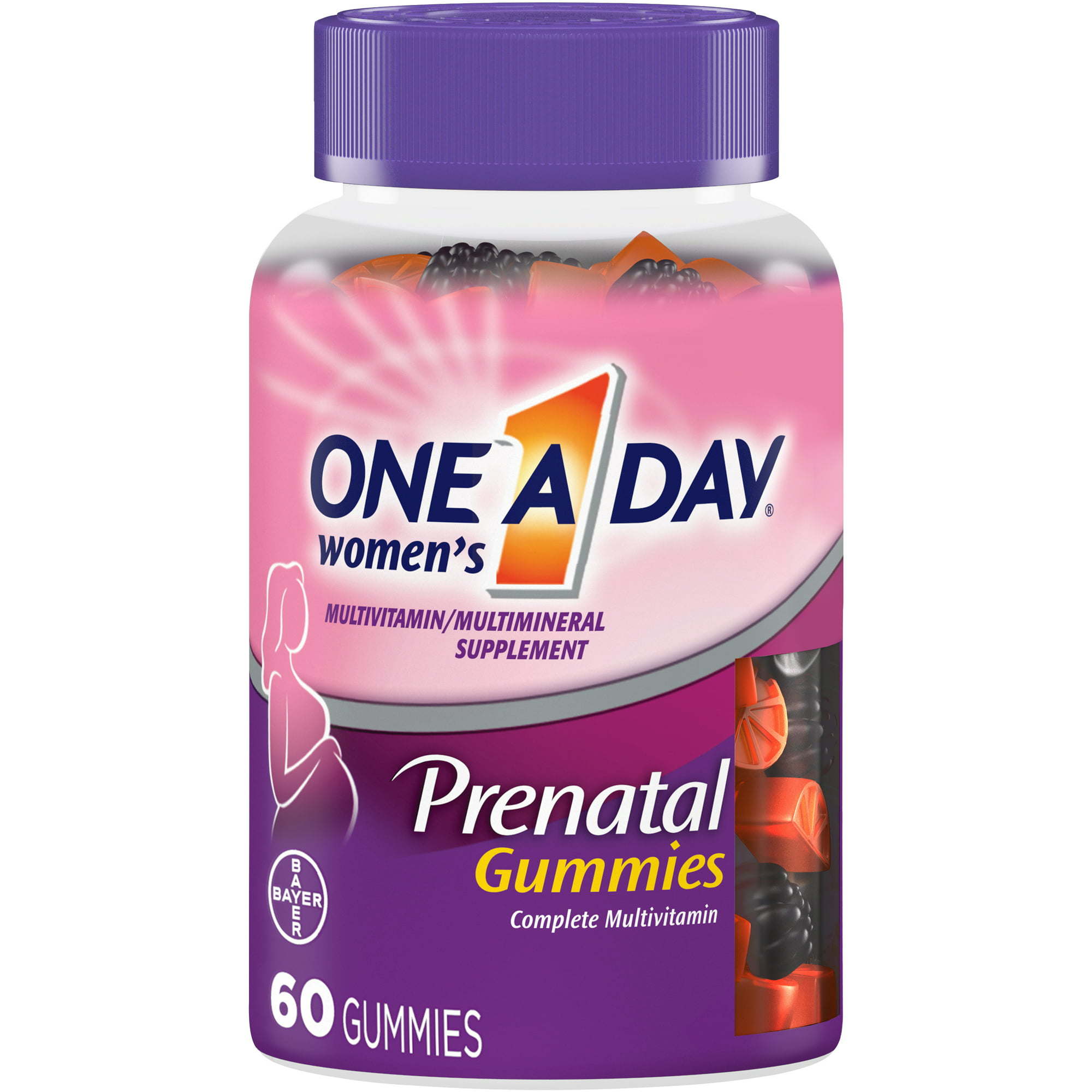 One A Day Prenatal Multivitamin Prenatal Gummies; 60 Count