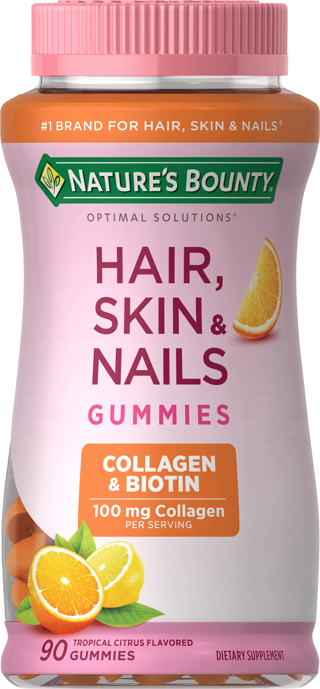 Nature's Bounty Hair Skin and Nails With Collagen and Biotin; Gummies; 90 Count