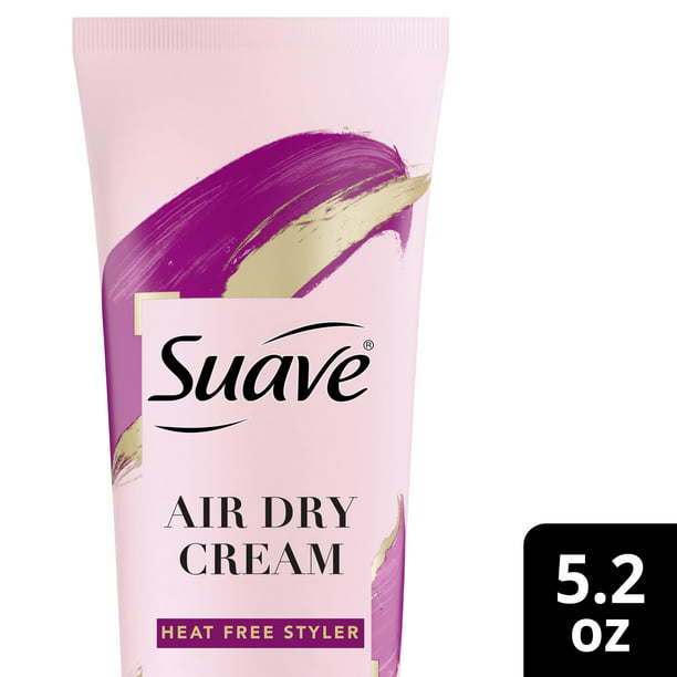Suave Pink Heat Free Air Dry Styling Hair Cream; 5.6 oz