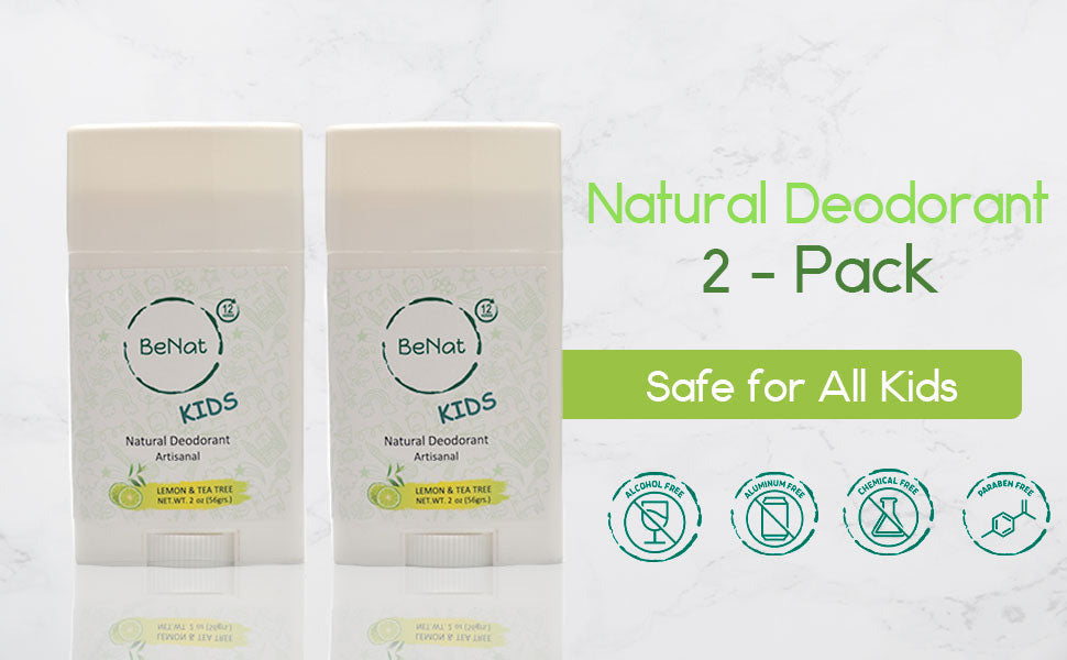 All-natural Deodorants for Kids & Teens