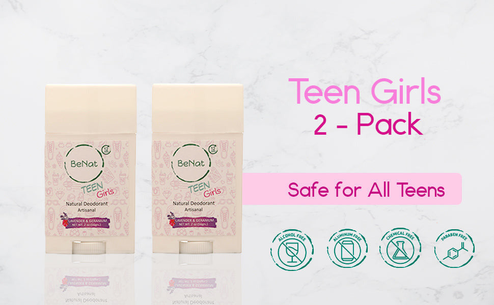 All-natural Deodorants for Kids & Teens