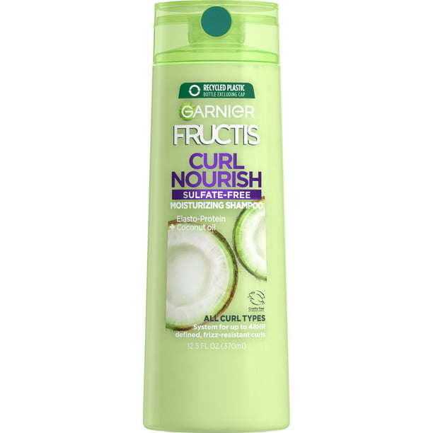 Garnier Fructis Curl Nourish Sulfate-Free Shampoo with Coconut Oil; 12.5 fl oz