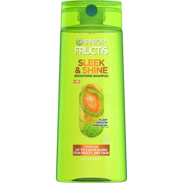 Garnier Fructis Sleek & Shine Smoothing Shampoo for Frizzy; Dry Hair; 22 fl oz