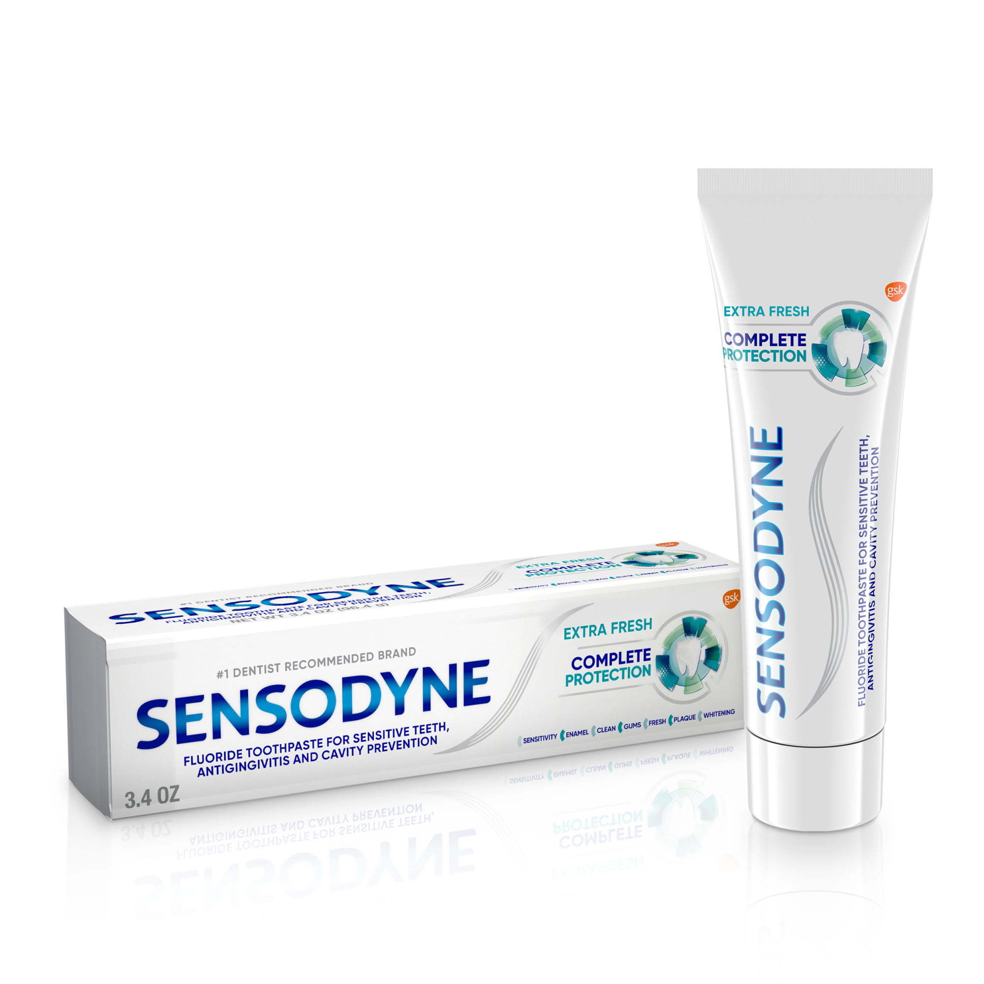 Sensodyne Complete Protection Sensitive Toothpaste; Extra Fresh; 3.4 oz