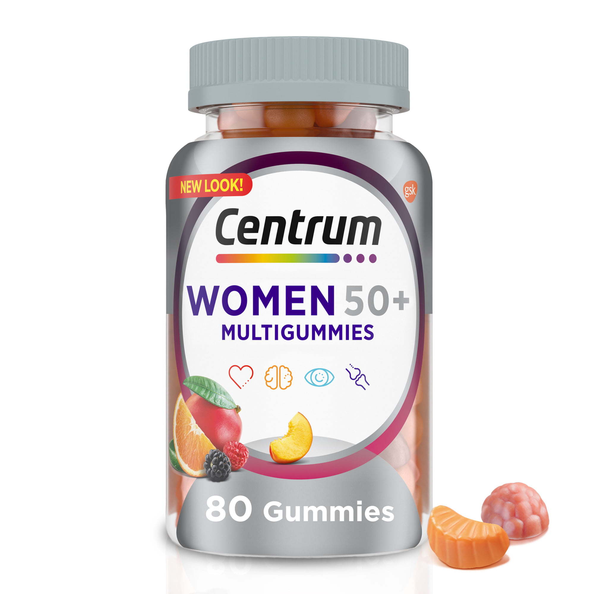 Centrum Multigummies Multivitamin for Women 50 Plus Gummies; 80 Count