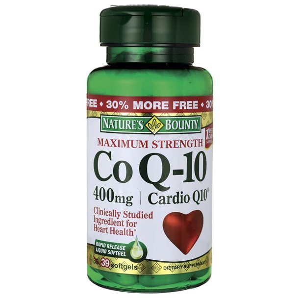 Nature's Bounty Maximum Strength Coq10 Cardio Q10; 400 mg; 39 Softgels