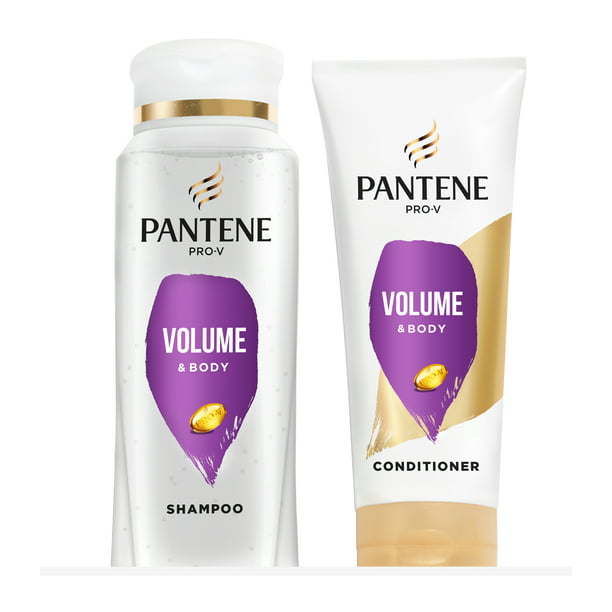 Pantene Pro-V Volume & Body Shampoo + Conditioner; 10.4 oz + 9.0 oz