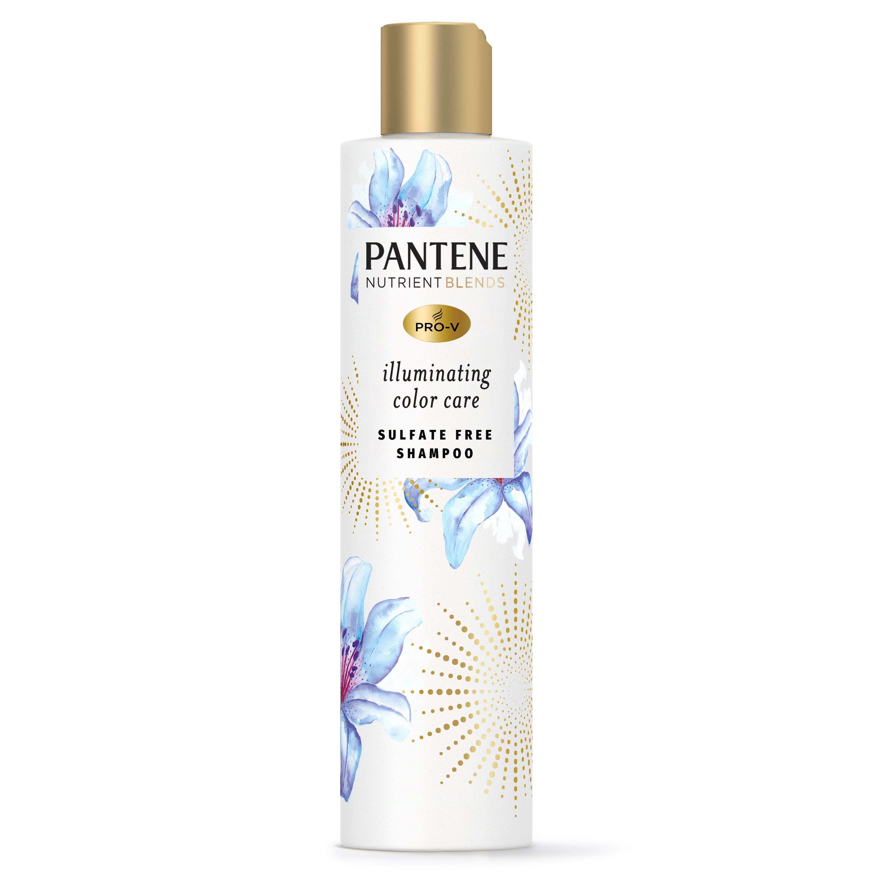 Pantene Sulfate Free Shampoo; Illuminating Shampoo with Biotin; Color Safe; 9.6 oz