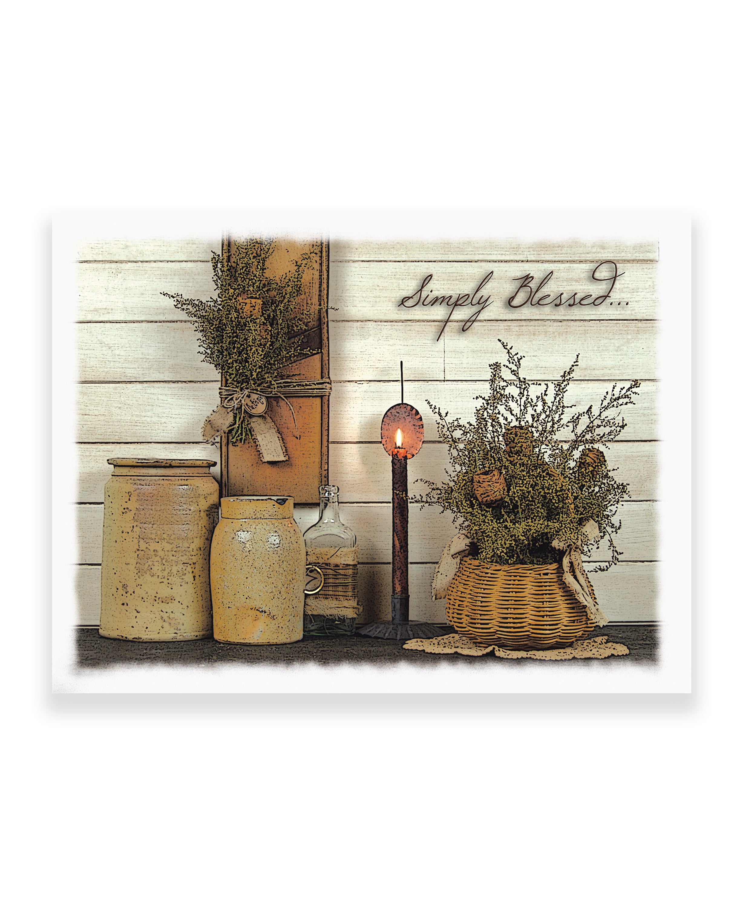 "Simple Blessings" by Susie Boyer, Ready to Hang Canvas Art