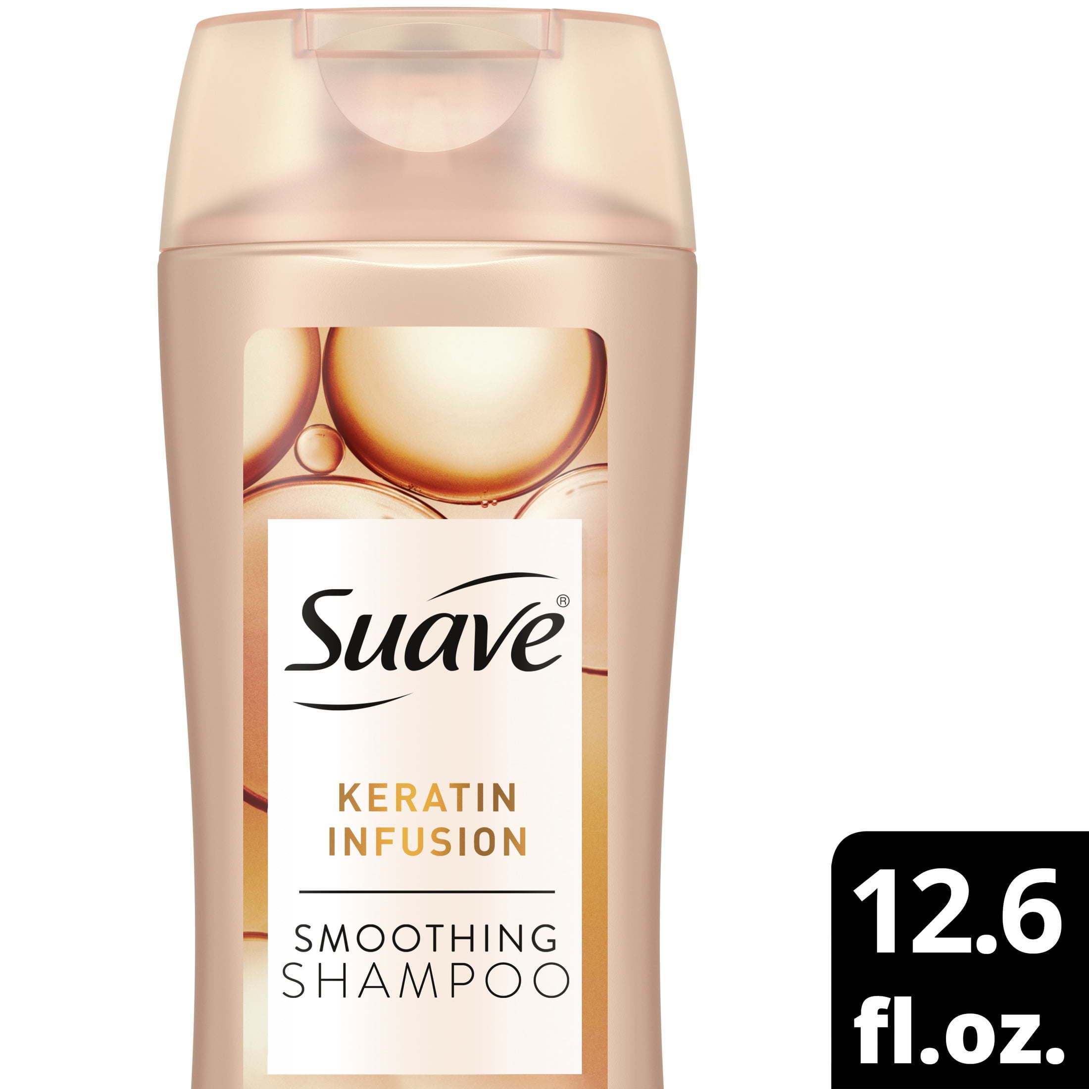 Suave Keratin Infusion Smoothing Shampoo for Frizzy Hair; 12.6 fl oz