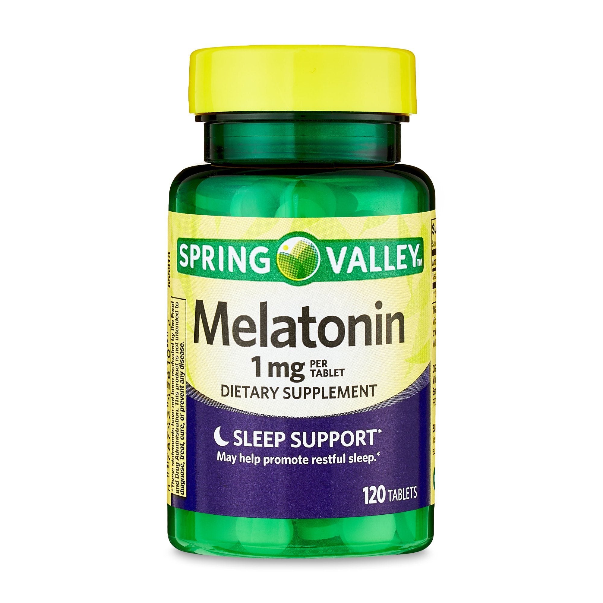 Spring Valley Melatonin Tablets Dietary Supplement; 1 mg; 120 Count