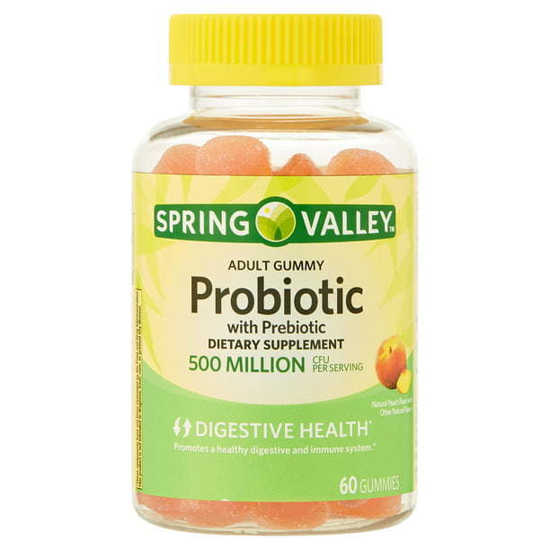 Spring Valley Prebiotic + Probiotic Gummies; 60 Count