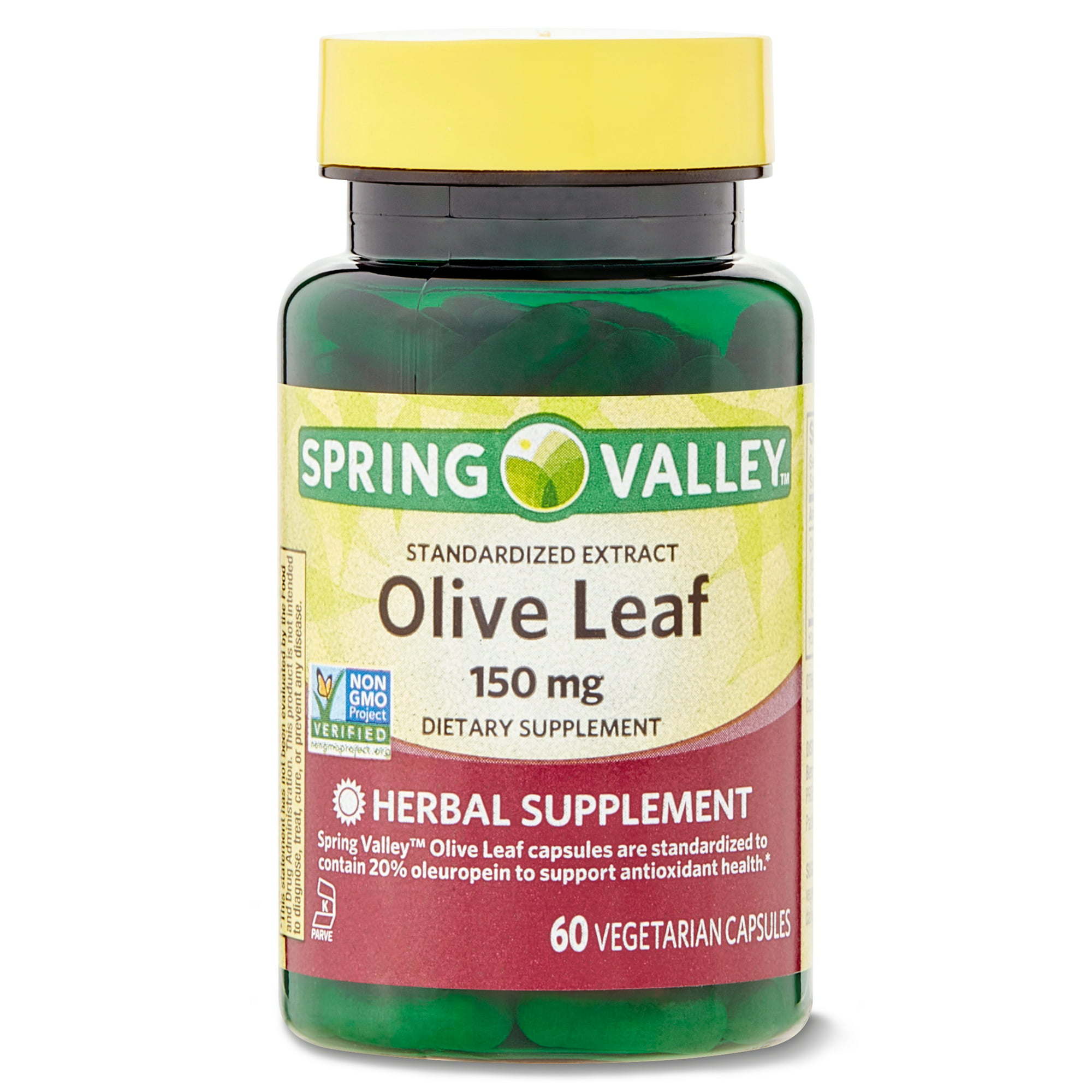 Spring Valley Standardized Extract Olive Leaf Dietary Supplement; 150 mg; 60 Count