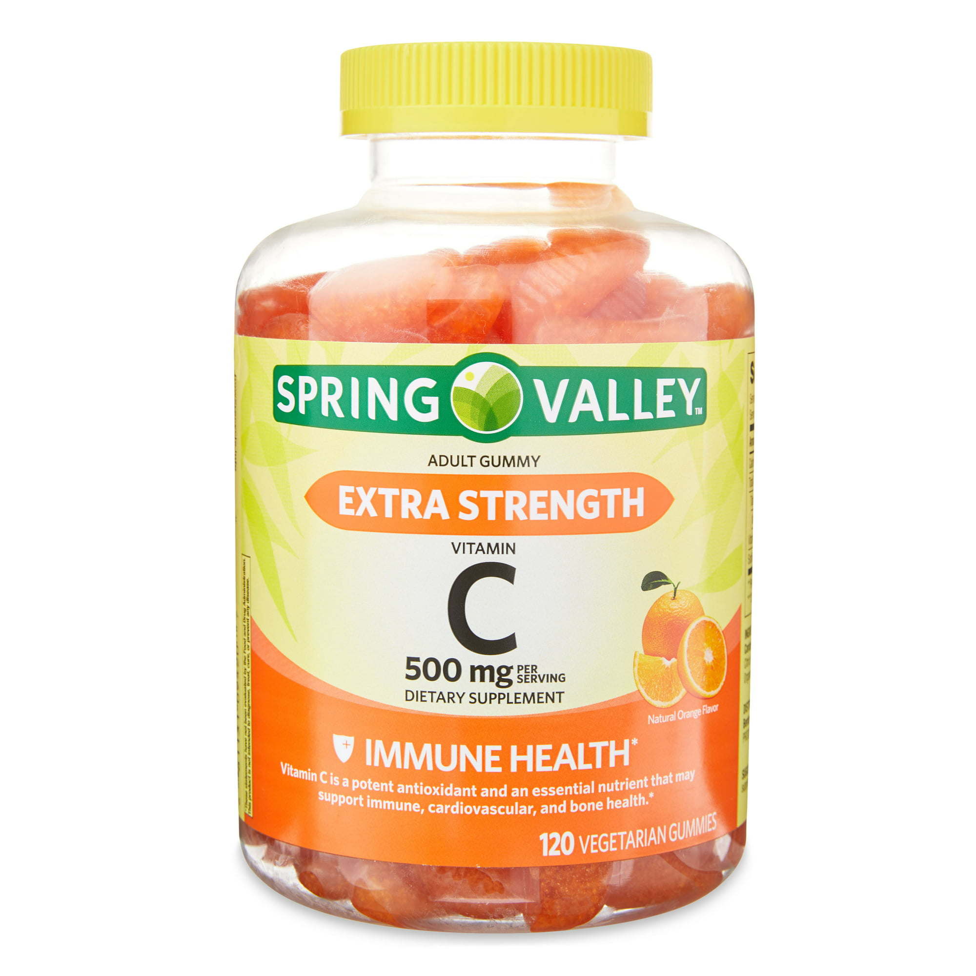 Spring Valley Extra Strength Vitamin C; 500 mg Vegetarian Gummies; 120 Count