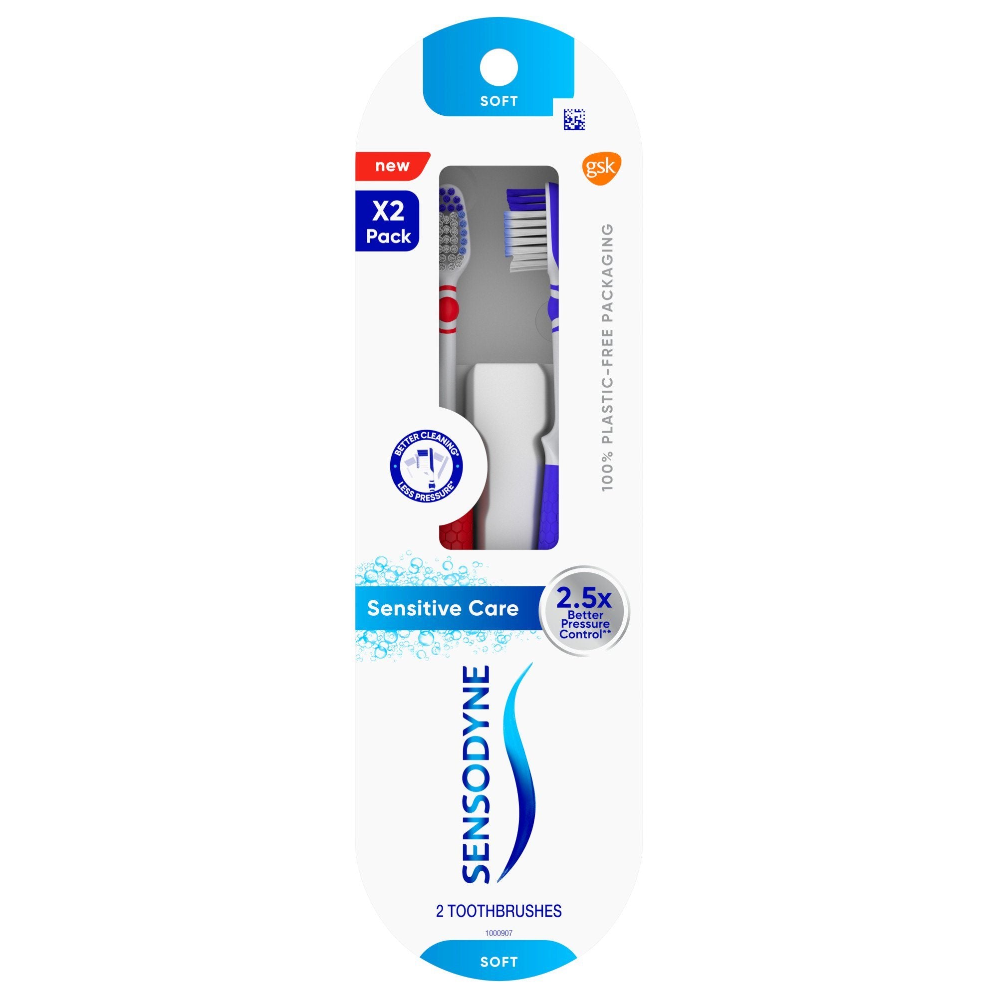 Sensodyne Sensitive Care Soft Toothbrush; 2 Pack