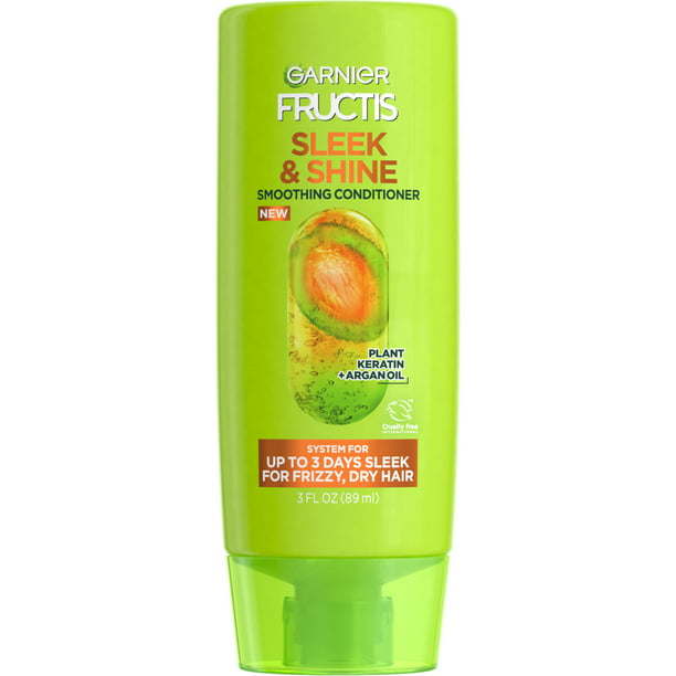 Garnier Fructis Sleek & Shine Smoothing Conditioner for Frizzy; Dry Hair; 3 fl oz
