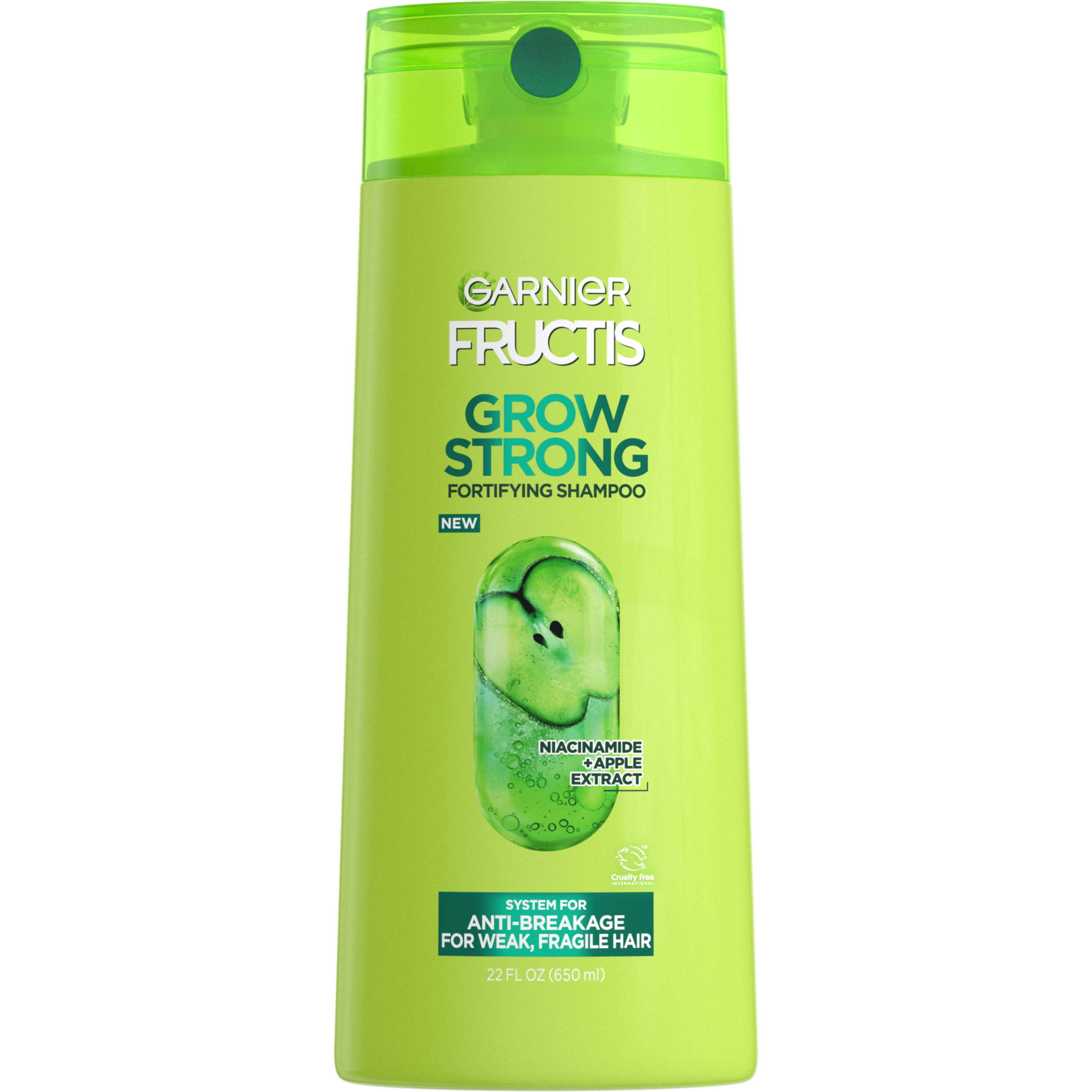 Garnier Fructis Grow Strong Shampoo; For Stronger; Healthier; Shinier Hair; 22 fl oz