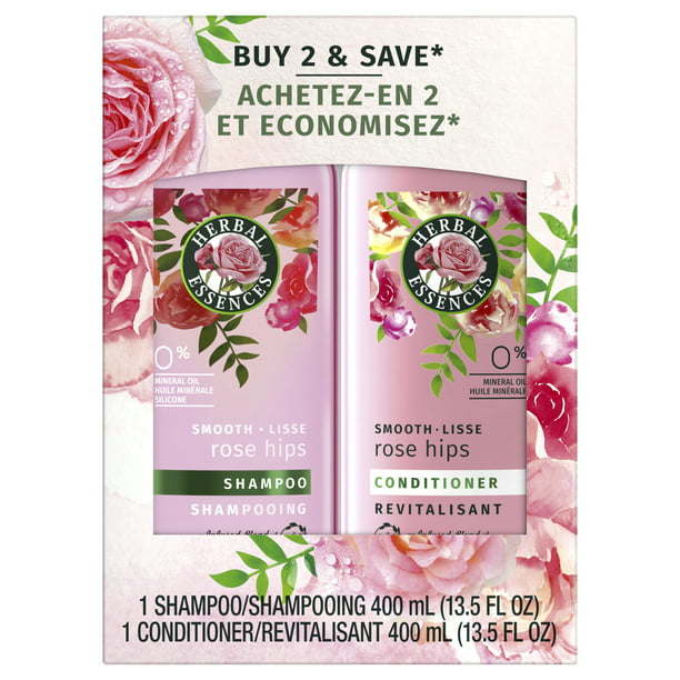 Herbal Essences Shampoo and Conditioner Set; Rose Hips; 13.5 oz