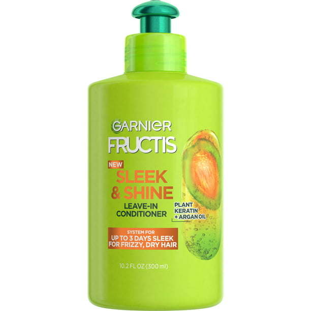 Garnier Fructis Sleek and Shine Leave In Conditioner with Argan Oil; 10.2 fl oz