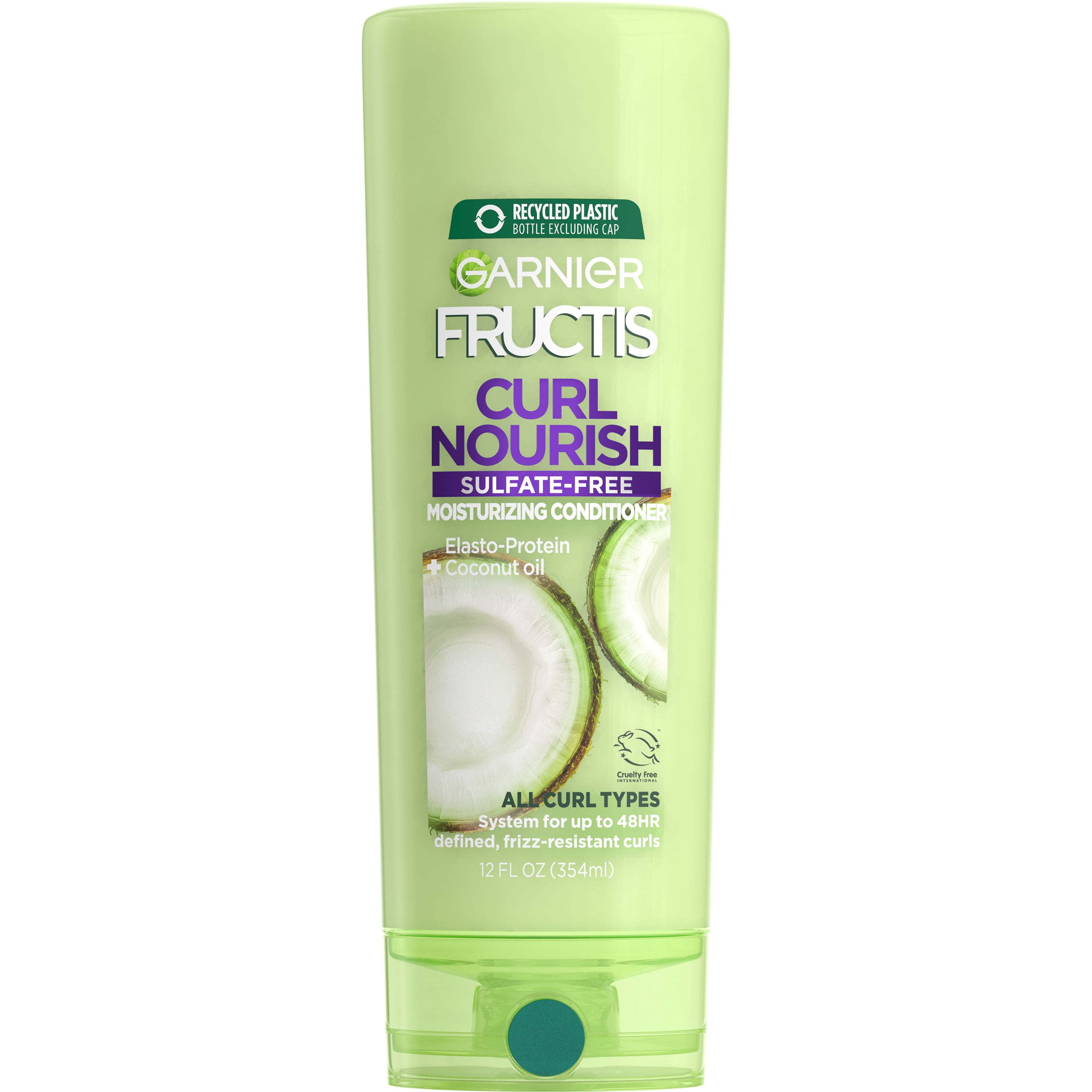 Garnier Fructis Curl Nourish Paraben-Free Conditioner with Coconut Oil; 12 fl oz