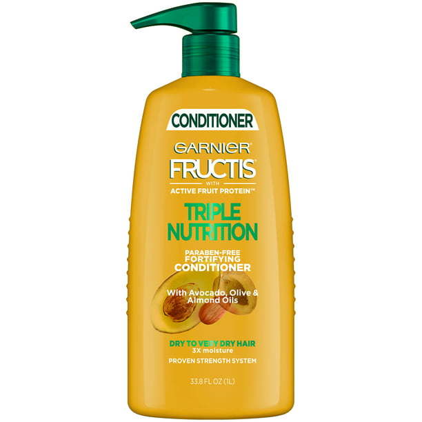 Garnier Fructis Triple Nutrition Fortifying Conditioner with Avocado Oil; 33.8 fl oz