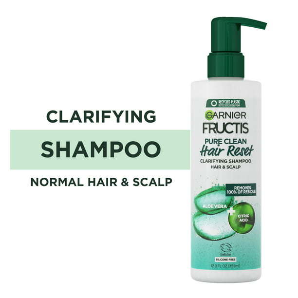 Garnier Fructis Pure Clean Hair Reset Clarifying Shampoo; Aloe Vera; 12 fl oz