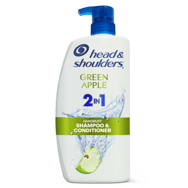 Head and Shoulders 2 in 1 Dandruff Shampoo and Conditioner; Green Apple; 28.2 oz