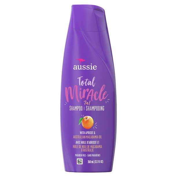 Aussie Total Miracle Shampoo for Damaged Hair; 12.1 fl oz