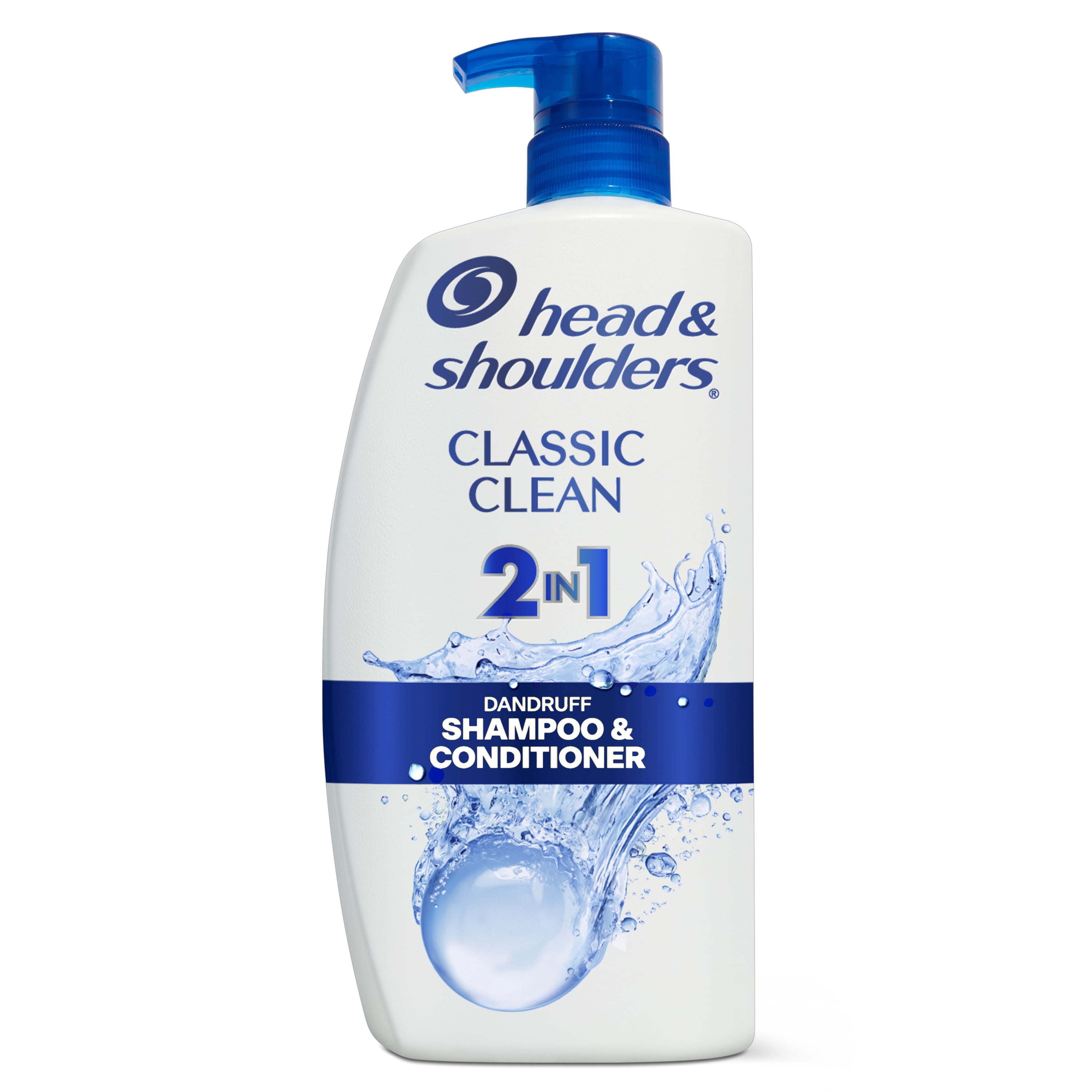 Head & Shoulders 2 in 1 Dandruff Shampoo and Conditioner; Classic Clean; 28 oz