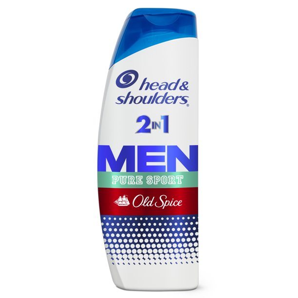 Head and Shoulders Mens 2 in 1 Dandruff Shampoo and Conditioner; Old Spice Pure Sport; 12.5 oz