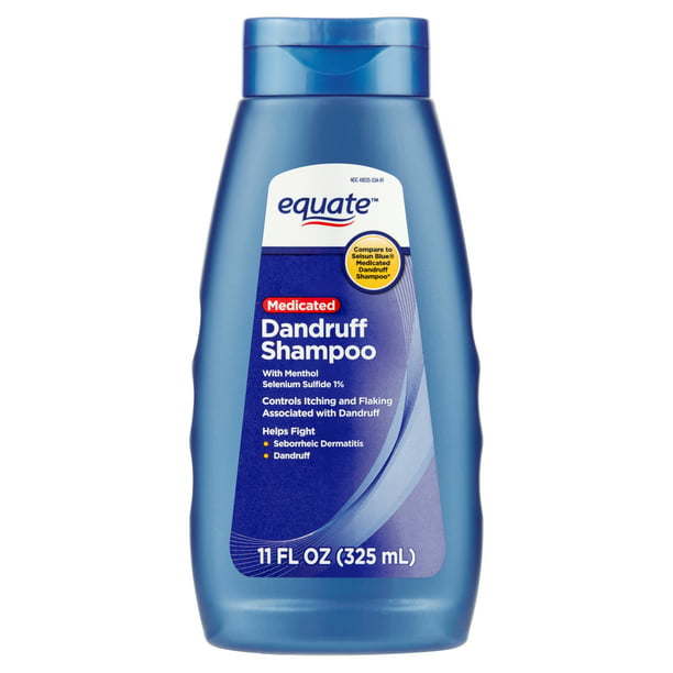 Equate Medicated Dandruff Shampoo with Selenium Sulfide 1%; 11 fl oz