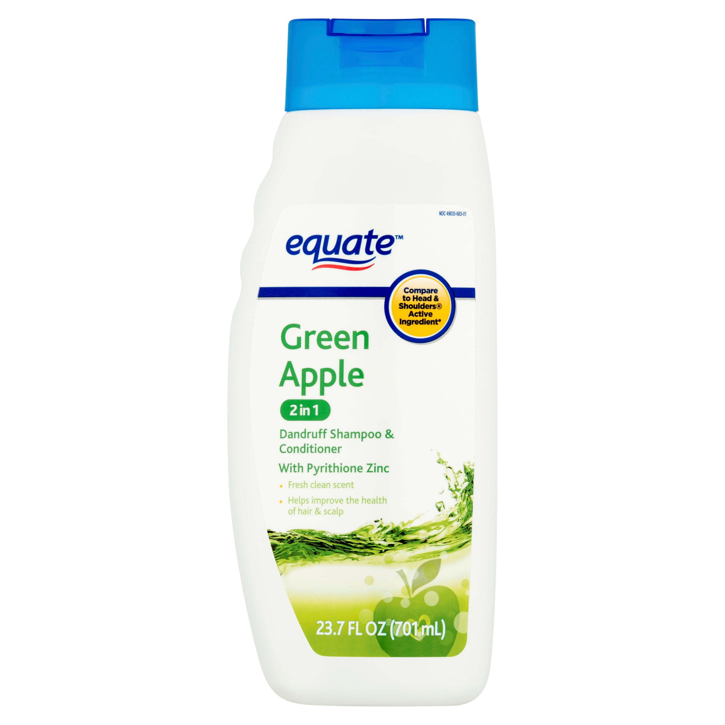 Equate Green Apple 2 in 1 Dandruff Relief Shampoo Plus Conditioner; 23.7 fl oz