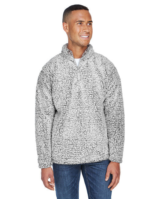 Adult Epic Sherpa Quarter-Zip - OATMEAL HEATHER - S