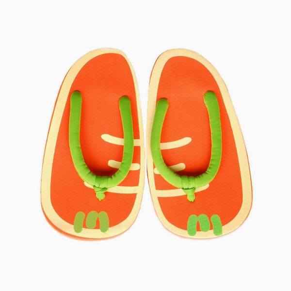 Stylish Carrot Womens Flip Flops