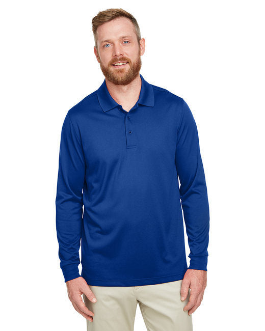 Men's Tall Advantage Long Sleeve Snag Protection Plus IL Polo - BLACK - LT