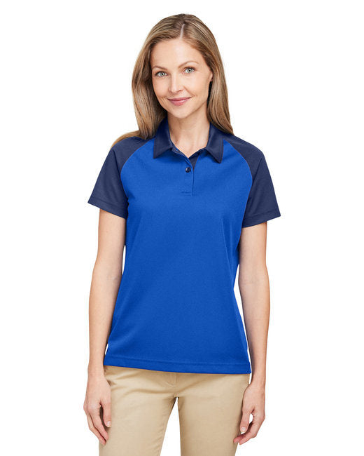 Ladies' Command Snag-Protection Colorblock Polo - SP DK NV/ SP GRP - XS