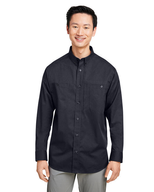 Men's Advantage IL Long-Sleeve Workshirt - BLACK - 5XL