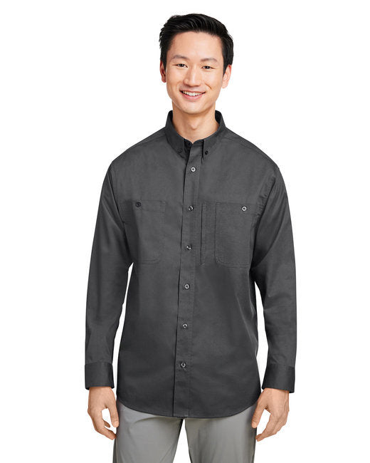 Men's Advantage IL Long-Sleeve Workshirt - BLACK - 5XL