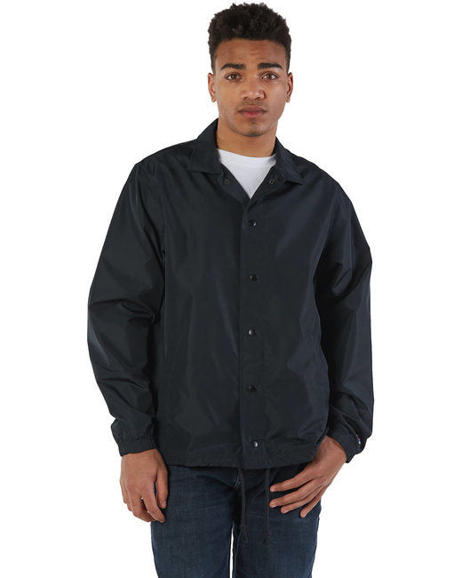 Men's Coach's Jacket - BLACK - S