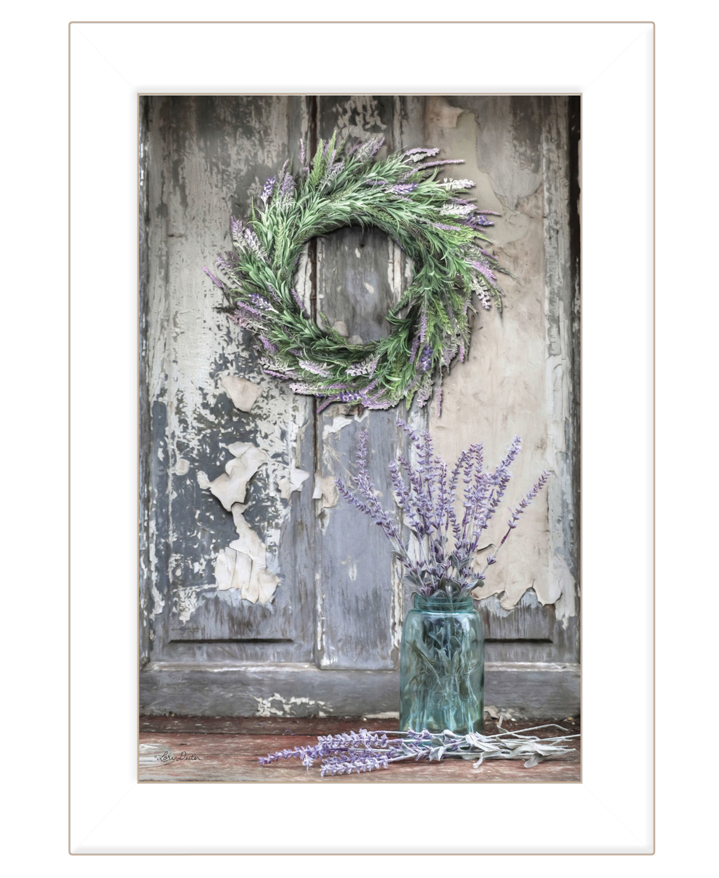 "Sweet Memories" by Lori Deiter, Ready to Hang Framed Print, White Frame