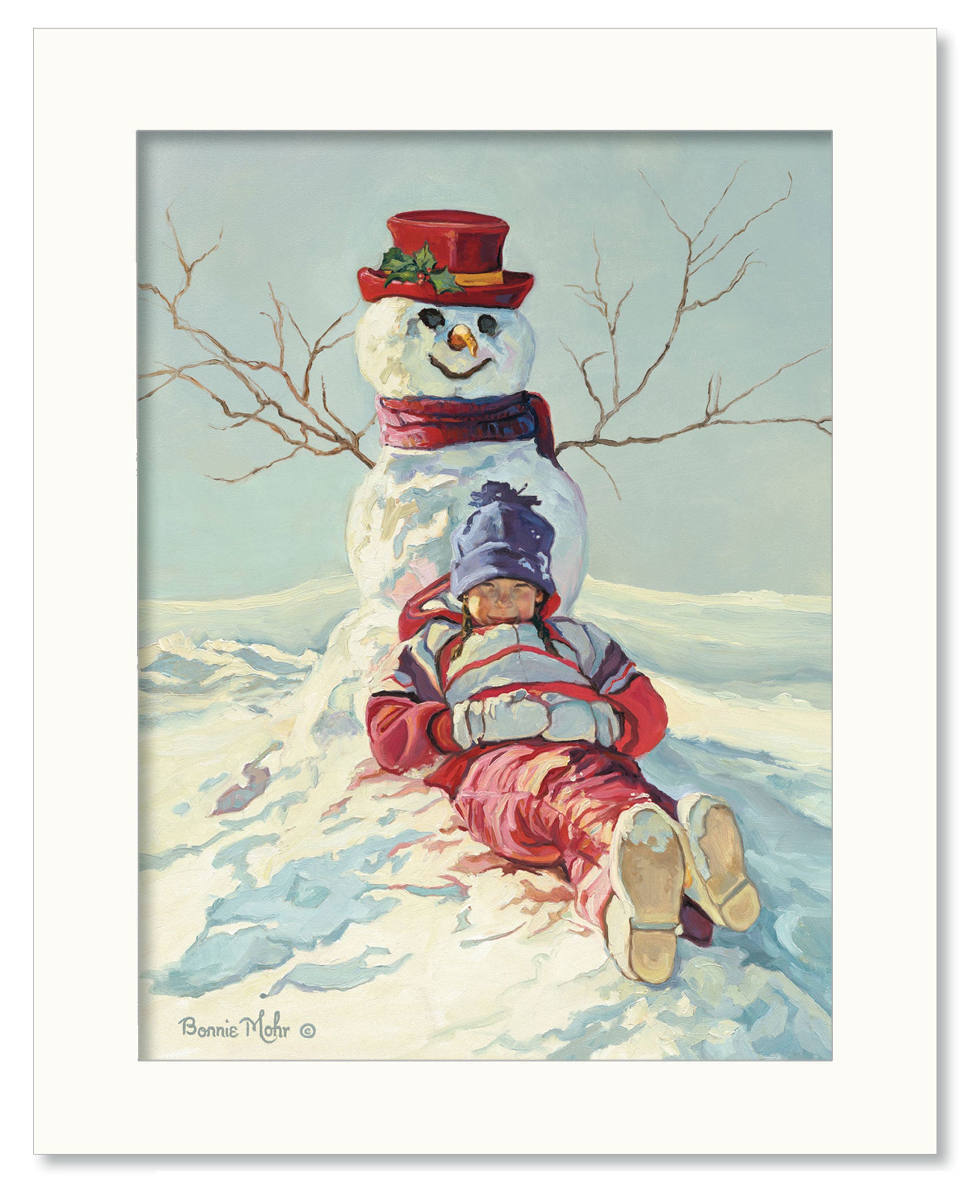 "Making Memories" by Artisan Bonnie Mohr , Ready to Hang Framed Print, White Frame